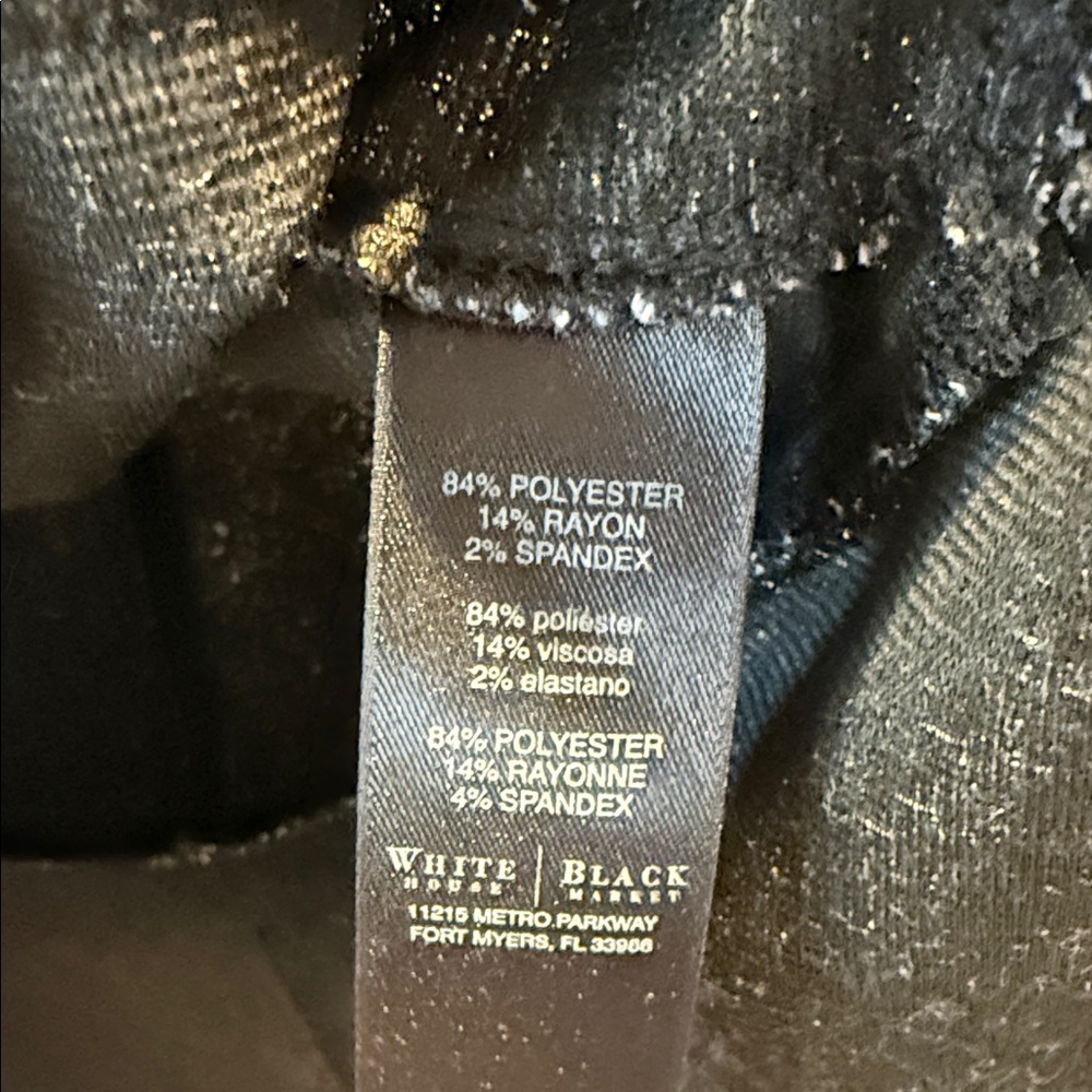 WHBM Sleeveless Heathered Gray Fit-and-Flare Dress Women’s Size 6 NWT - Picture 10 of 11
